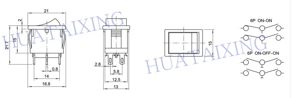 船型復(fù)位開關(guān)